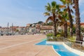 Panorama of Cannes, Cote d'Azur, France, South Europe. Nice city and luxury resort of French riviera. Famous tourist destination Royalty Free Stock Photo