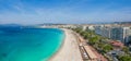 Panorama of Cannes, Cote d\'Azur, France, South Europe. Nice city and luxury resort of French riviera. Famous destination Royalty Free Stock Photo