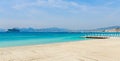 Panorama of Cannes, Cote d\'Azur, France, South Europe. Nice city and luxury resort of French riviera. Famous destination Royalty Free Stock Photo