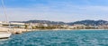 Panorama of Cannes, Cote d\'Azur, France, South Europe. Nice city and luxury resort of French riviera