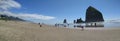 Panorama Cannon Beach in Oregon