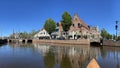 Panorama from canoeing in Sneek Royalty Free Stock Photo