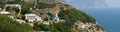 Panorama of cape fiolent and monastery