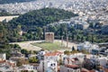 Panorama of the capital of Greece, Athens.