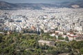 Panorama of the capital of Greece, Athens.