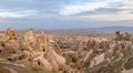 Panorama of Cappadocia, Turkey from Uchisar