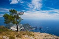 Panorama from Capri Royalty Free Stock Photo