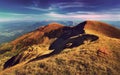 Panorama of the Carpathian Mountains