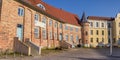 Panorama of the castle in Butzow Royalty Free Stock Photo