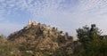 Panorama, Castle and fortified walls Royalty Free Stock Photo