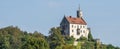 Panorama Castle Goessweinstein Bavaria franconia Royalty Free Stock Photo