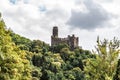 Panorama of the Castle Maus, Germany Rhine River Valley Royalty Free Stock Photo