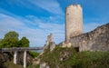 Panorama Castle ruin Wolfstein in the Upper Palatinate Royalty Free Stock Photo