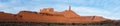 Panorama of the Castleton Tower, Priest and Nuns, Utah.