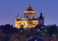 Lviv. Cathedral of St. George at sunset.