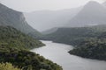 Panorama of Cedrino river of Sardinia Royalty Free Stock Photo