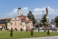 Panorama of Center of city of Skopje, Republic of Macedonia