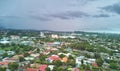 Panorama of center Managua city Royalty Free Stock Photo