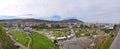 Panorama of the center of Tbilisi, Georgia.