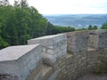 Panorama of central bohemia from a lookout above beroun city