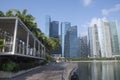 Panorama Central Business District CBD of Singapore