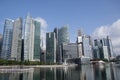 Panorama Central Business District CBD of Singapore