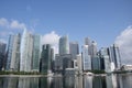 Panorama Central Business District CBD of Singapore
