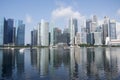 Panorama Central Business District CBD of Singapore