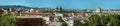 Panorama of the central istoric part of the Roma, Italy Royalty Free Stock Photo