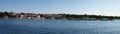 Panorama of Cervar Porat town Royalty Free Stock Photo