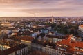 Panorama of Ceske Budejovice Royalty Free Stock Photo