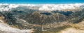 Panorama of Chamonix, France