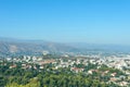 Panorama of the chania city on the sunset. Crete island Royalty Free Stock Photo