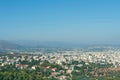 Panorama of the chania city on the sunset. Crete island Royalty Free Stock Photo