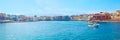 Panorama of Chania port, Crete, Greece