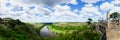 Panorama - Chavon River Royalty Free Stock Photo