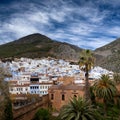Panorama of Chefchaouen Medina in Morocco, Africa Royalty Free Stock Photo