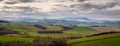 Panorama of the Cheviot Hills