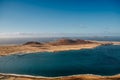 Panorama of Chinijo archipelago, Lanzarote, Canarian islands Royalty Free Stock Photo