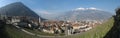 Panorama of Chur Royalty Free Stock Photo