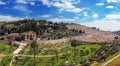 Panorama - Church of All Nations and Mount of Olives, Jerusalem Royalty Free Stock Photo