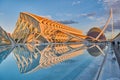 Panorama of City of Arts & Sciences complex in Valencia Royalty Free Stock Photo