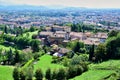 Panorama of the city of Bergamo