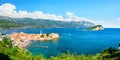 Panorama of city Budva