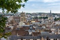 Panorama of the city center of Dreux, France