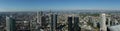 Panorama of the city of Frankfurt, Germany.