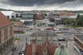 panorama of the city of gdaÃâsk from the side of the amber museum