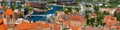 panorama of the city of Gdansk Poland Royalty Free Stock Photo