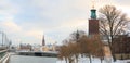 Panorama City Hall Sweden Royalty Free Stock Photo