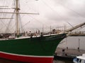 Panorama of the city of Hamburg. Port of Hamburg Royalty Free Stock Photo